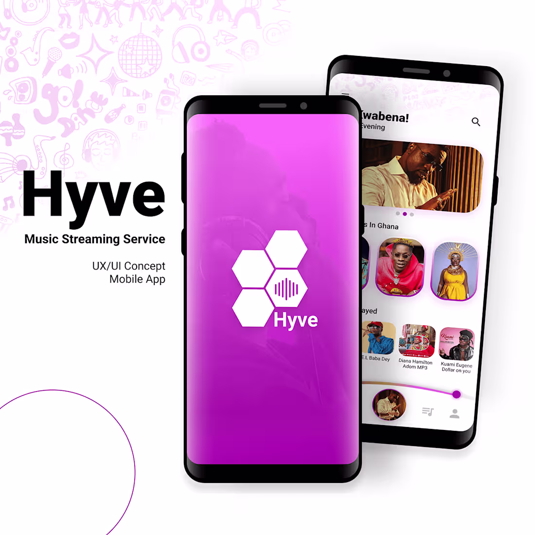 Cover image for Hyve Music Streaming App