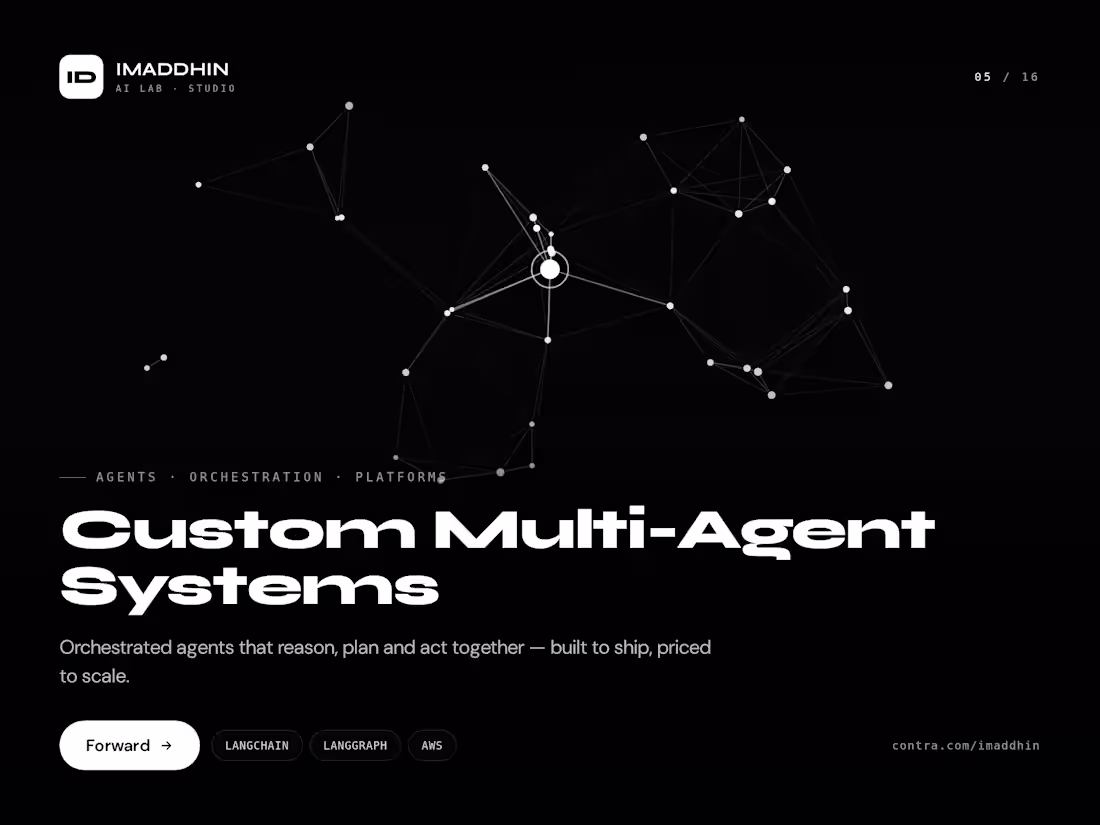 Cover image for AI Agents Development — Custom Multi-Agent Systems