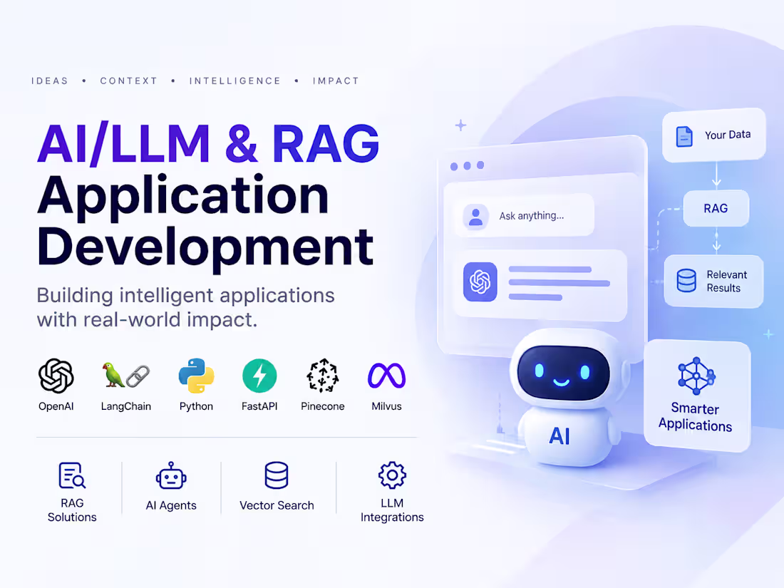 Cover image for AI/LLM & RAG Application Development