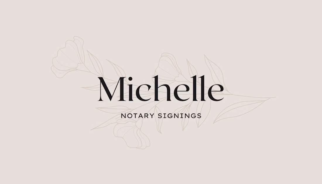 Cover image for Michelle Notary Signings ✍️