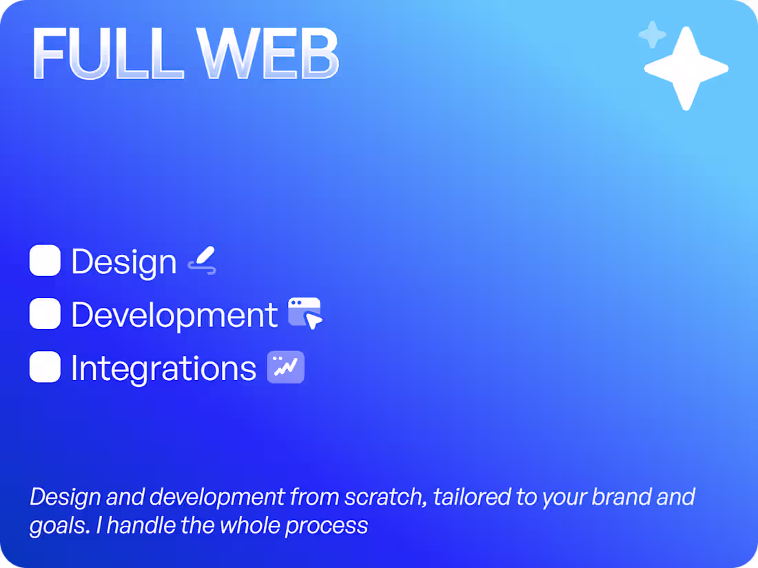 Cover image for FULL WEB | Framer development