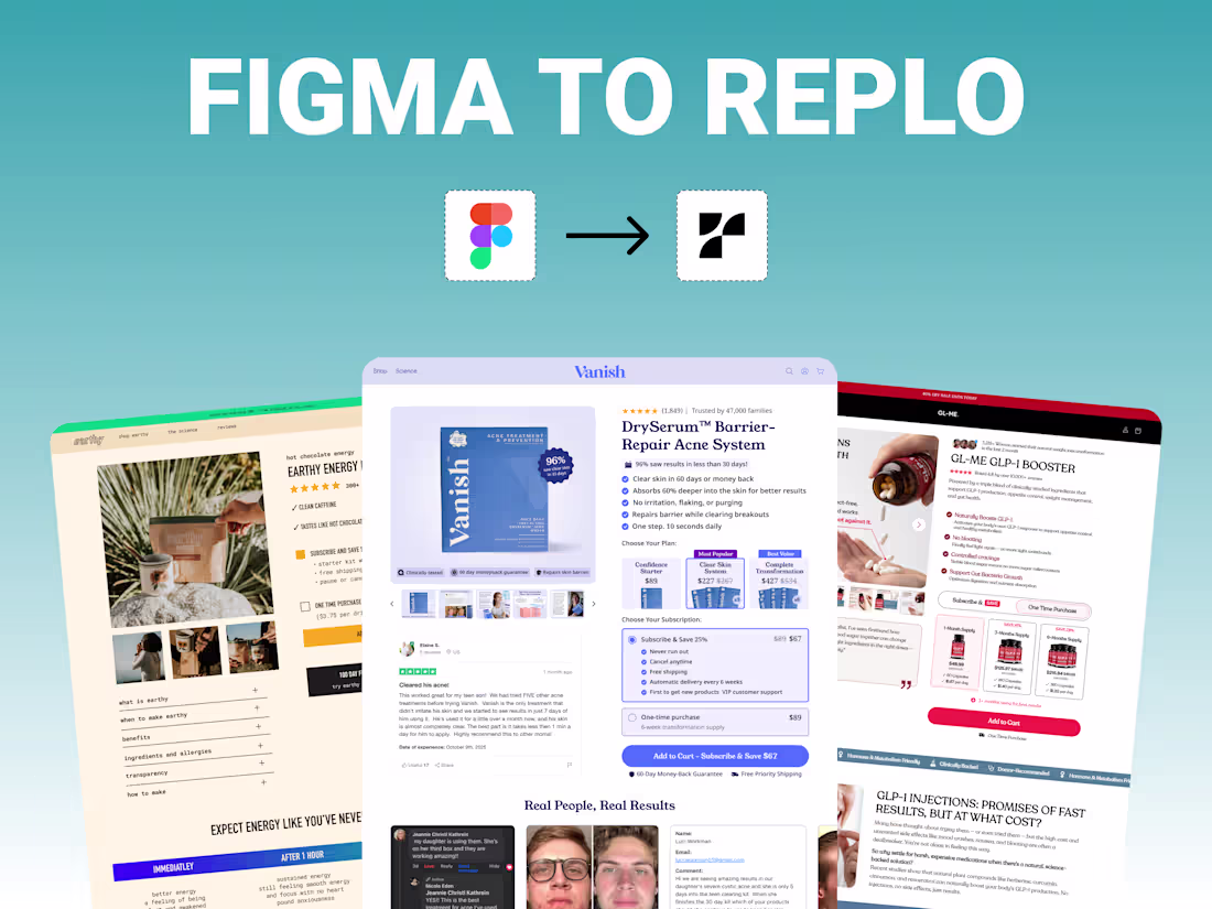 Cover image for I will do Figma to Shopify Design and Development Using Replo