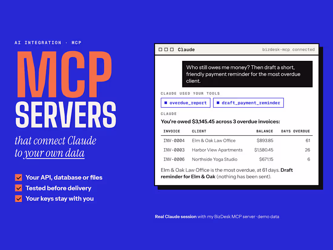 Cover image for Custom MCP server that connects Claude or Cursor to your data