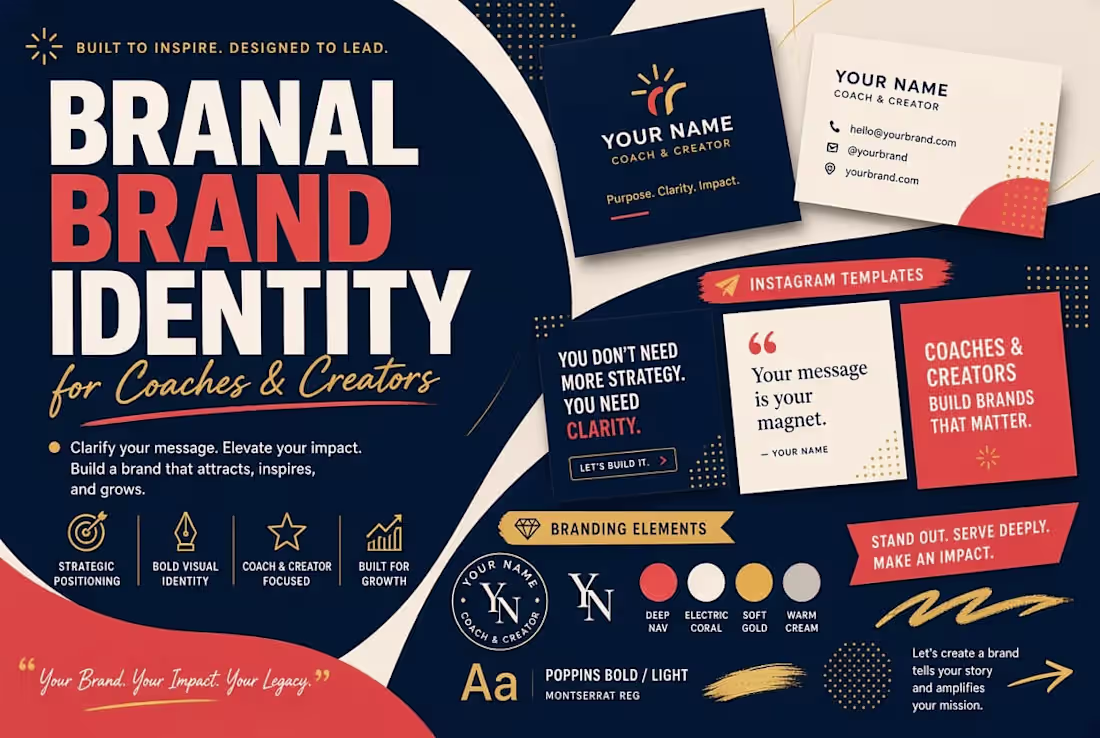 Cover image for Personal Brand Identity for Coaches & Creators