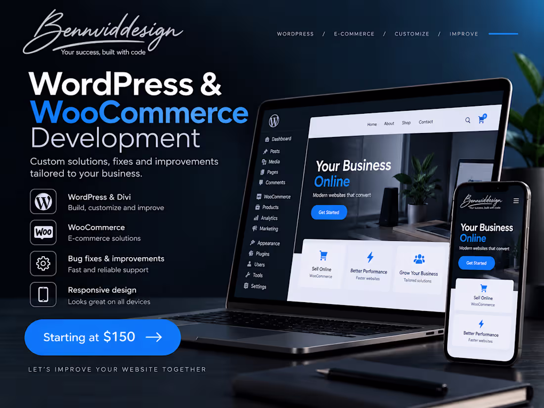 Cover image for WordPress & WooCommerce Development