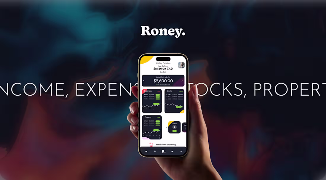 Cover image for Roney - App design