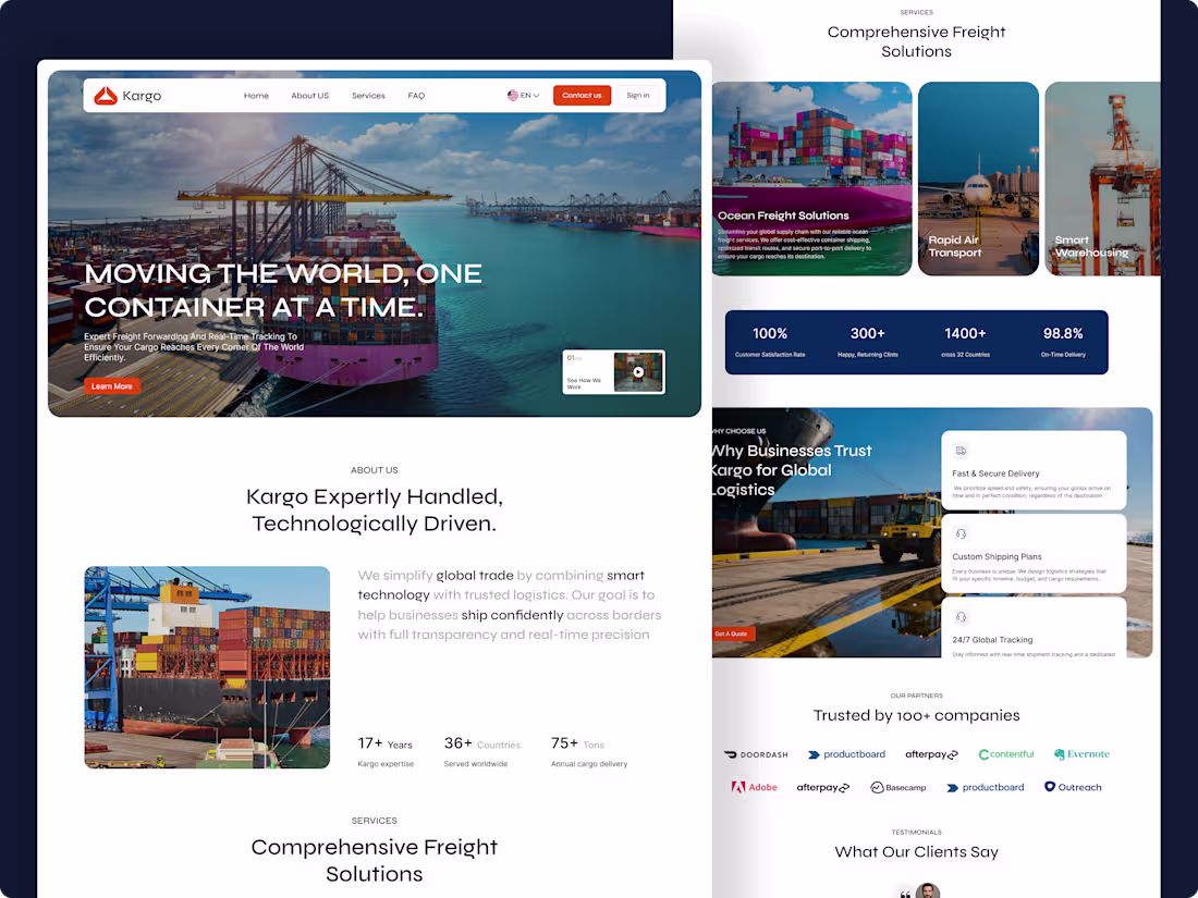 Cover image for Kargo — Logistics & Freight