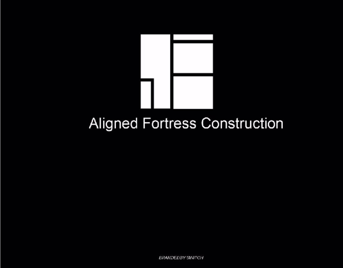 Cover image for Aligned Fortress Construction