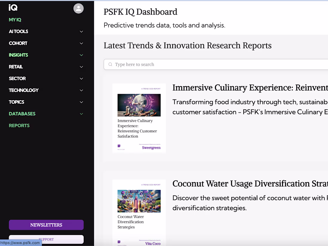 Cover image for PSFK IQ 