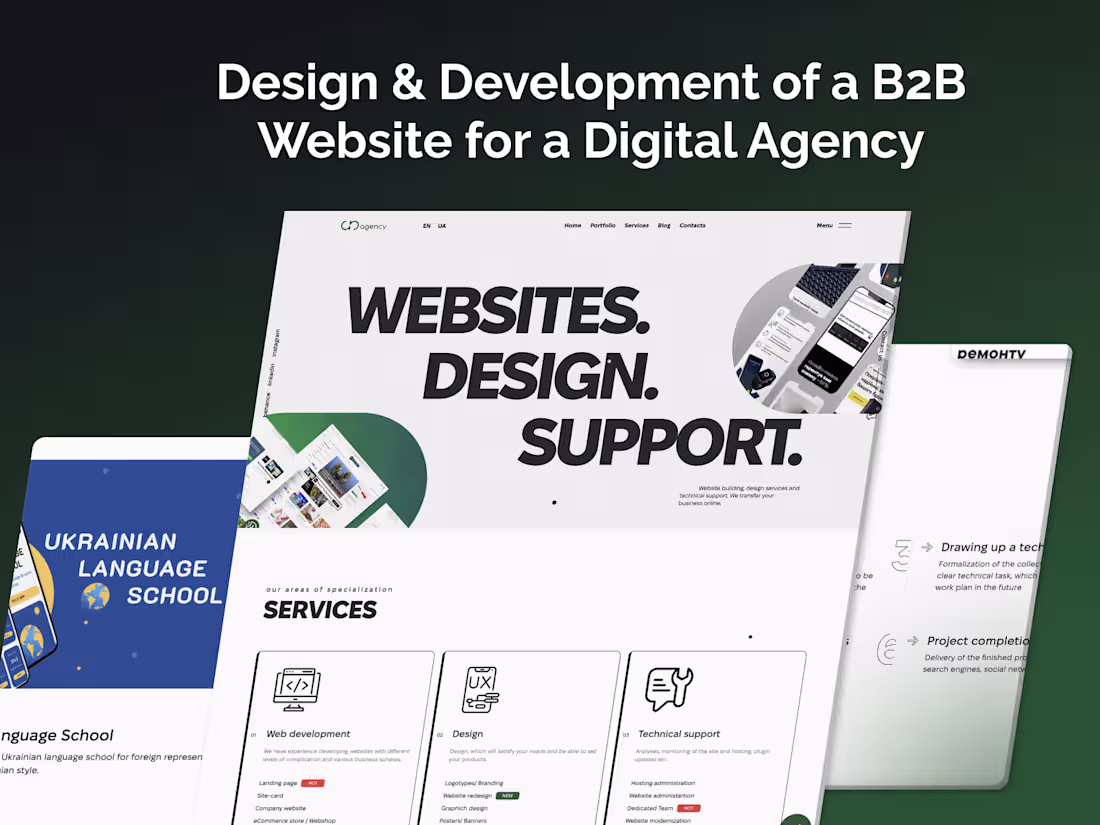 Cover image for Simple Website Development (Landing page / Company website)