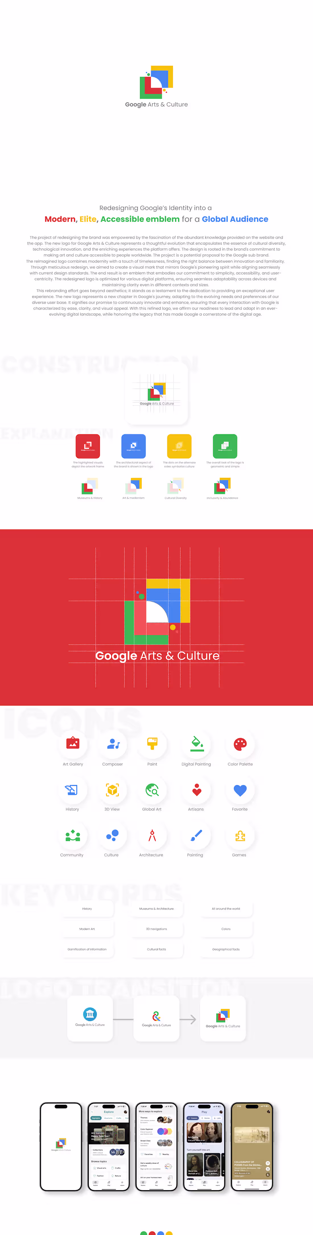 Cover image for Google Art & Culture: Rebrand proposal :: Behance