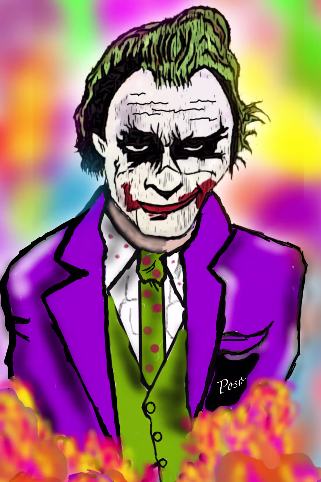Cover image for Sketched and colored of the