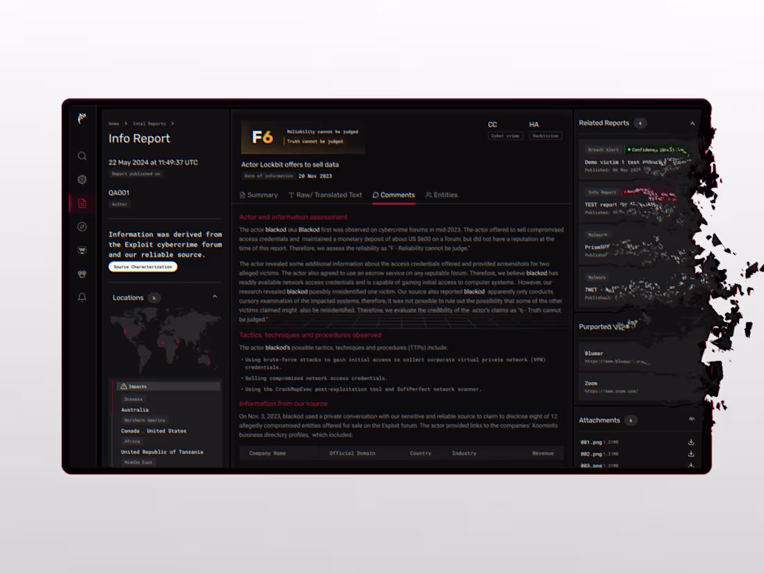 Cover image for Modernization of Intel 471 Threat Intelligence Platform