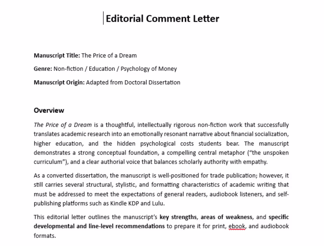 Cover image for Editorial Assessment & Developmental Editing