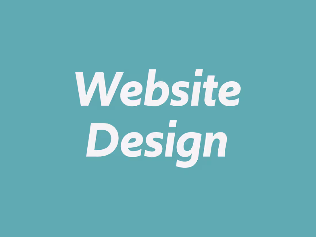 Cover image for Website Design