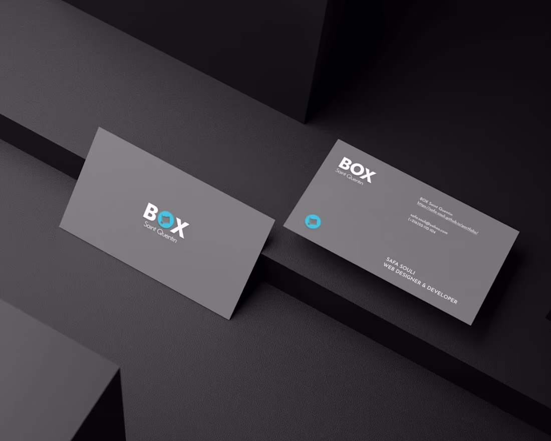Cover image for BOX Saint Quentin: Business Card & Brand Identity
