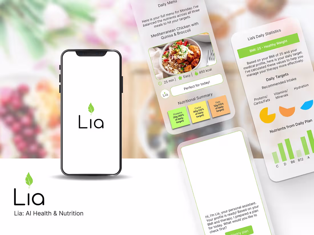 Cover image for Lia - AI Health & Nutrition Companion