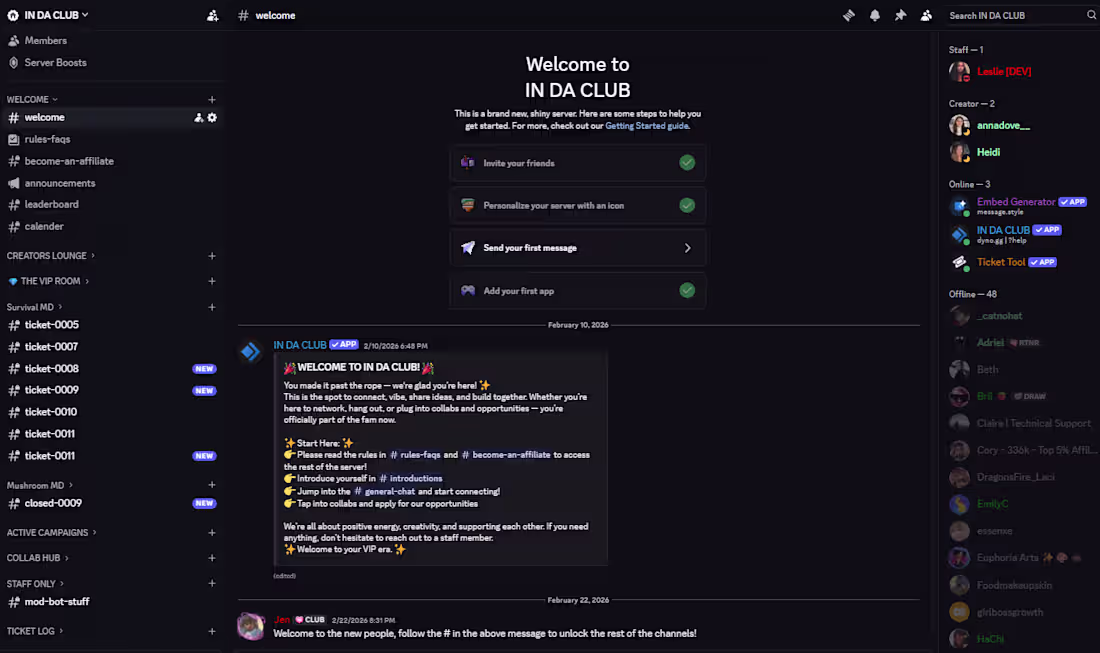 Cover image for Discord Server Design & Community