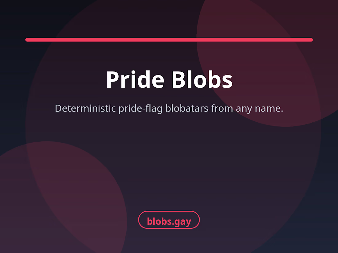 Cover image for Pride Blobs