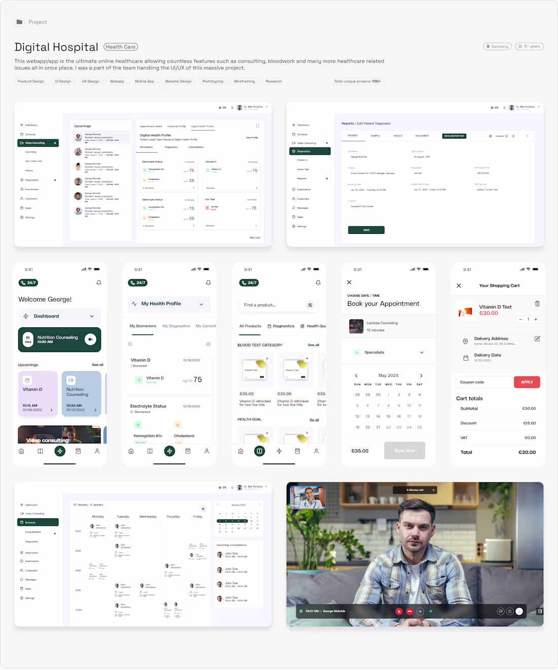 Cover image for This webapp/app is the ultimate online healthcare allowing c...