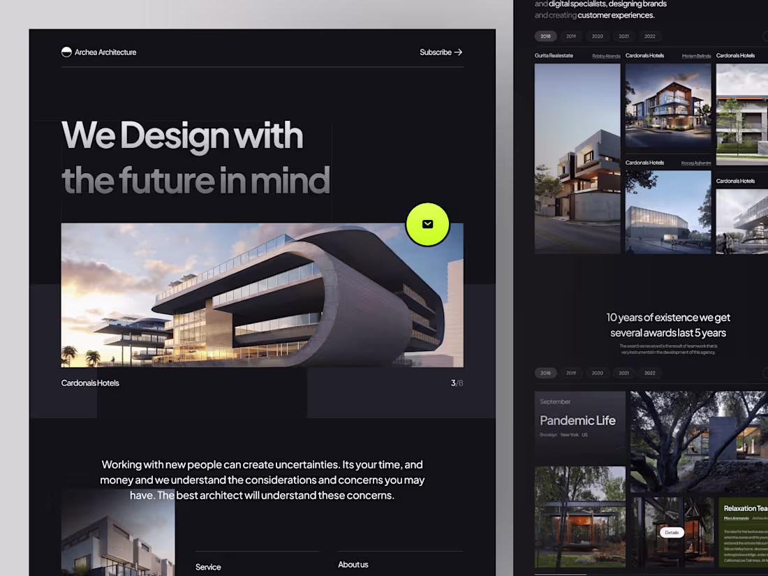 Cover image for Architecture Agency Landing Page