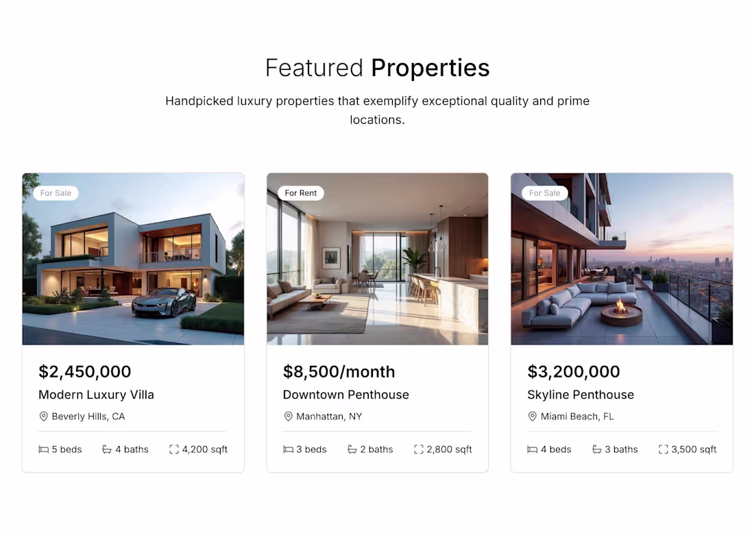 Cover image for Real Estate Website
