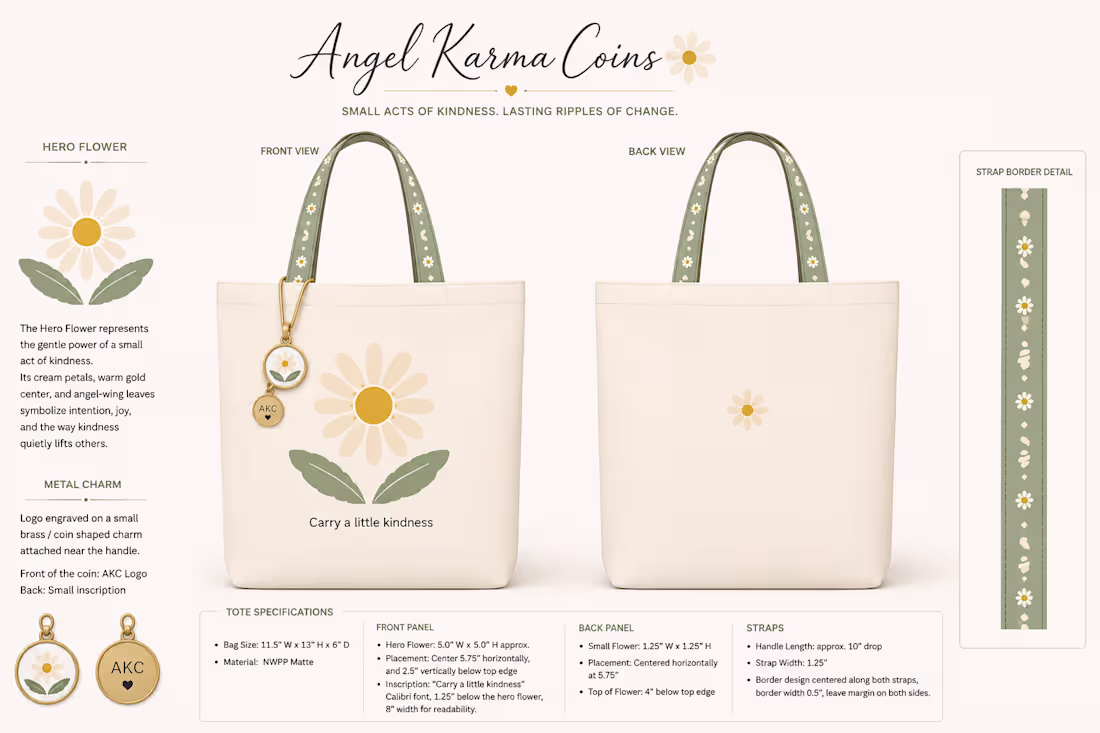 Cover image for Custom Tote Bag & Merchandise Design