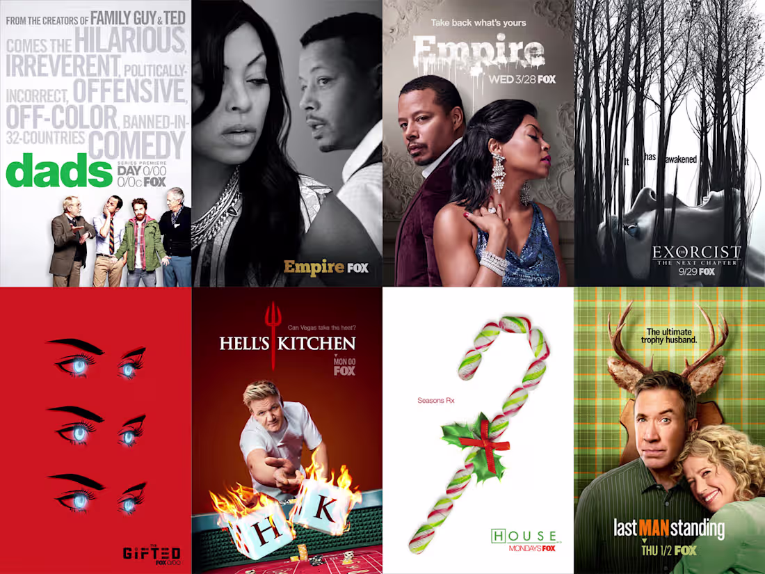 Cover image for Various TV Posters / Key Art for Fox