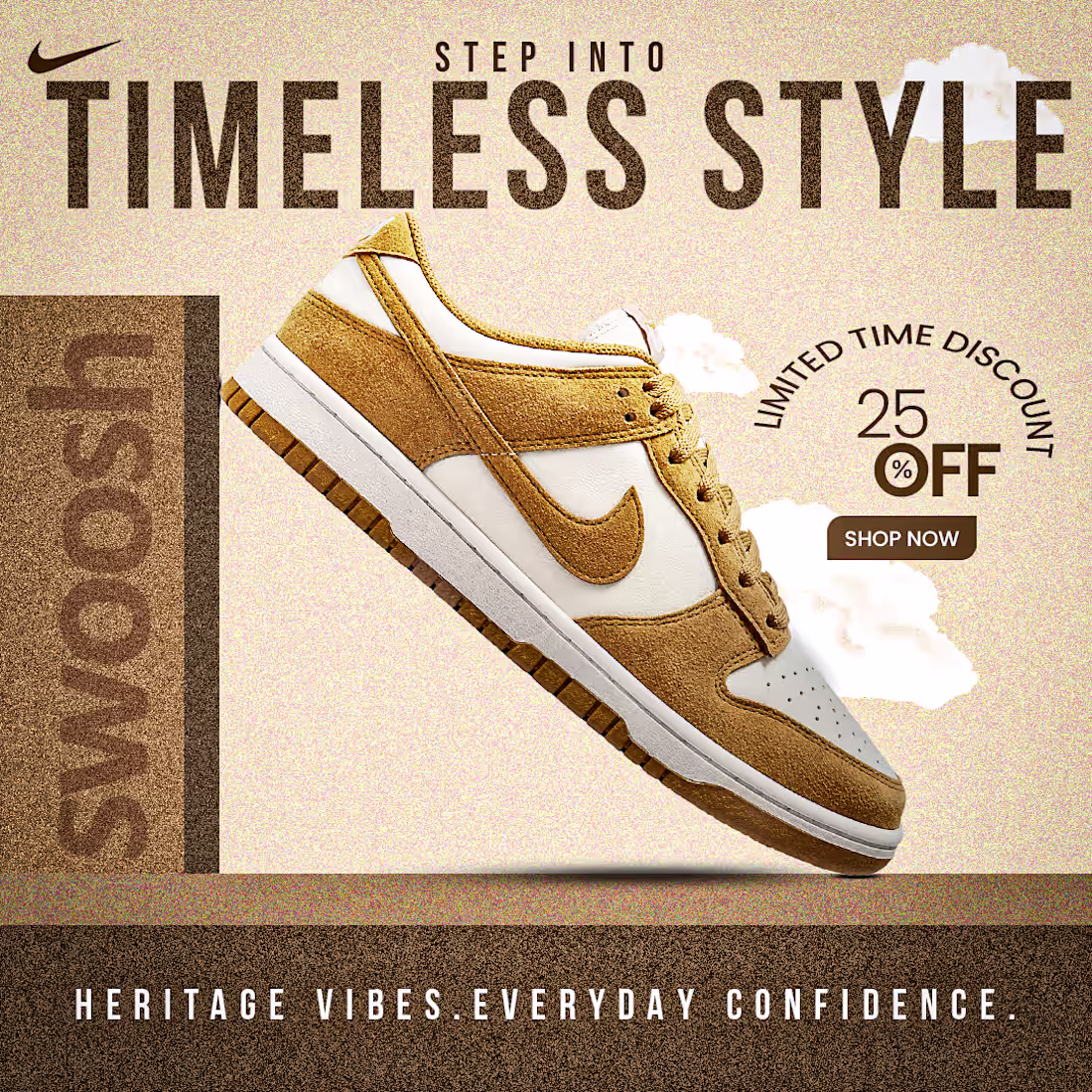 Cover image for A clean, timeless sneaker poster