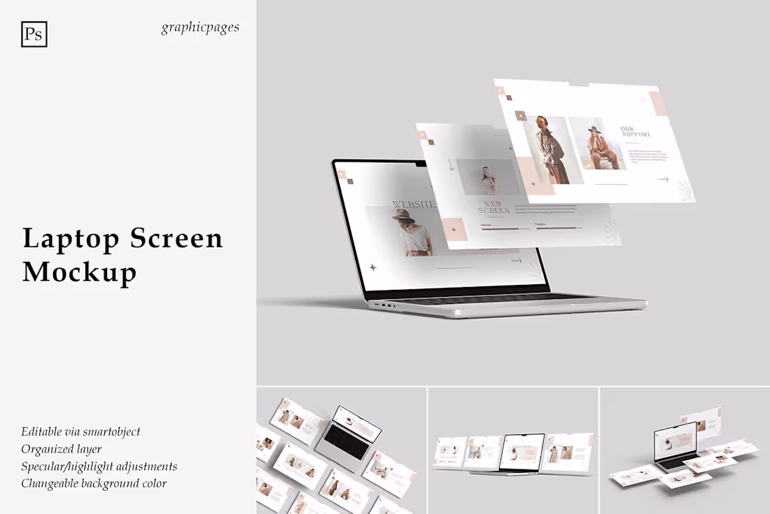 Cover image for A clean and modern laptop