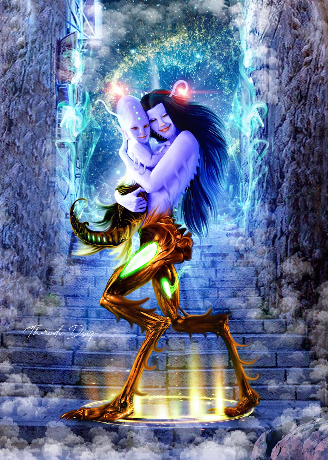 Cover image for Galaxy  Mother Digital Art