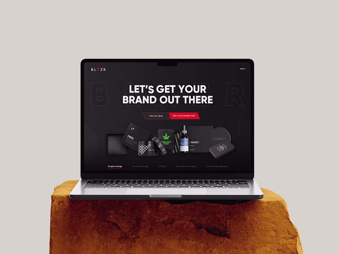 Cover image for Packaging Brand Website (UI/UX +