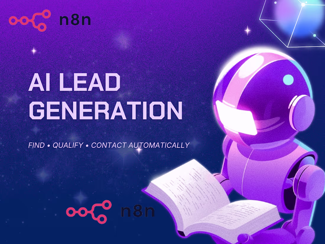 Cover image for AI Lead Generation System with n8n