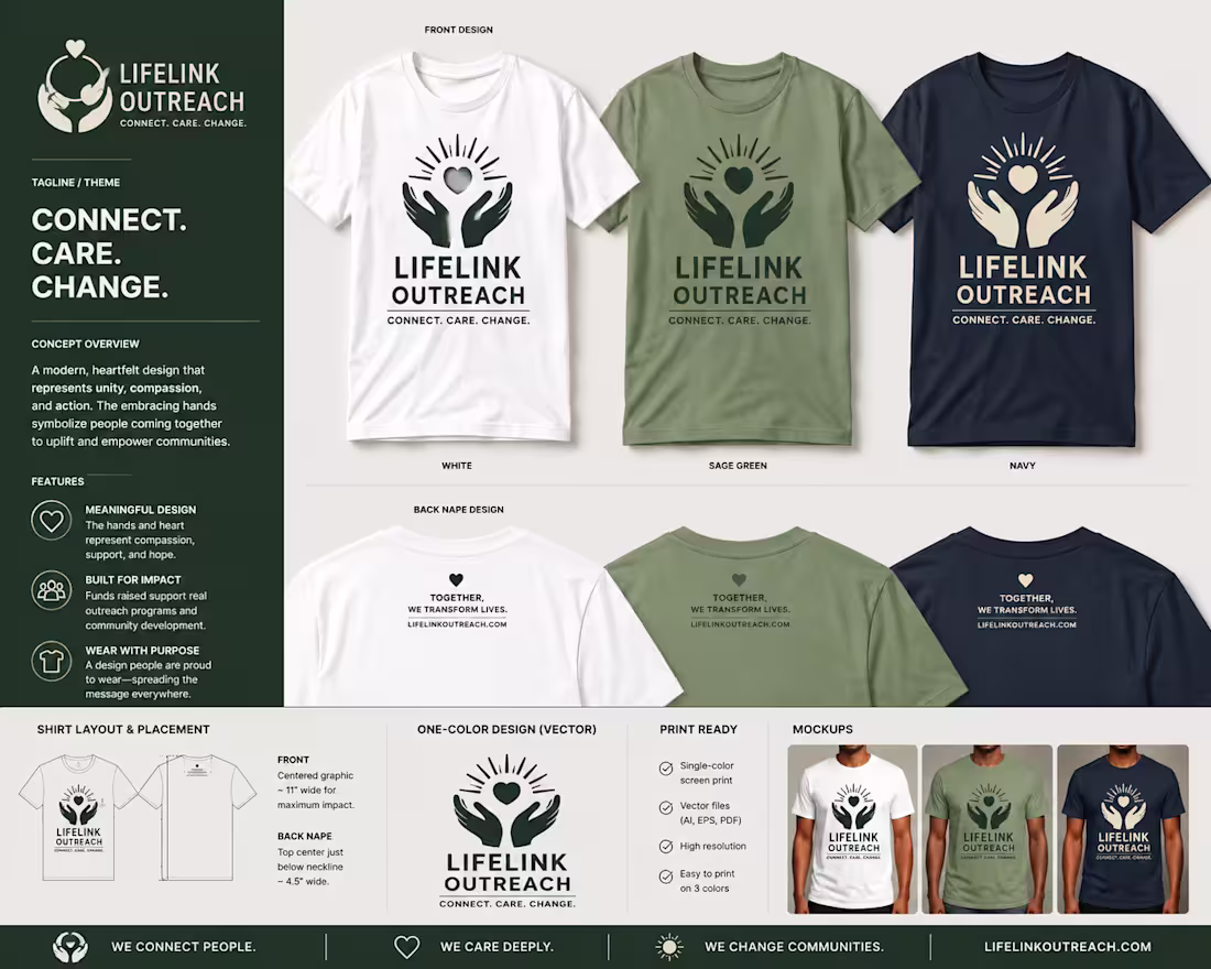 Cover image for Designed a purpose-driven apparel campaign