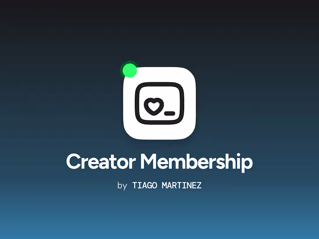 Cover image for Creator Membership