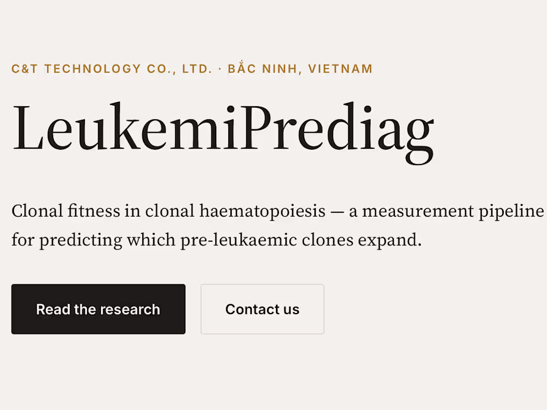 Cover image for Leukemia fitness predicting AI to early detect Blood cancer