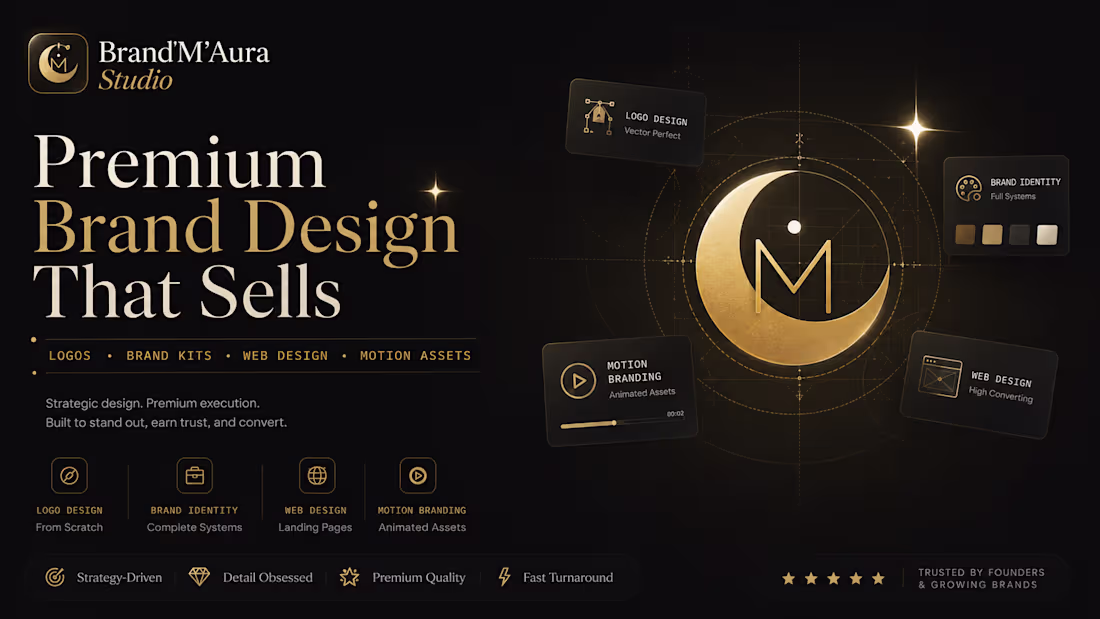 Cover image for BrandM’Aura Studio - Logo, Brand