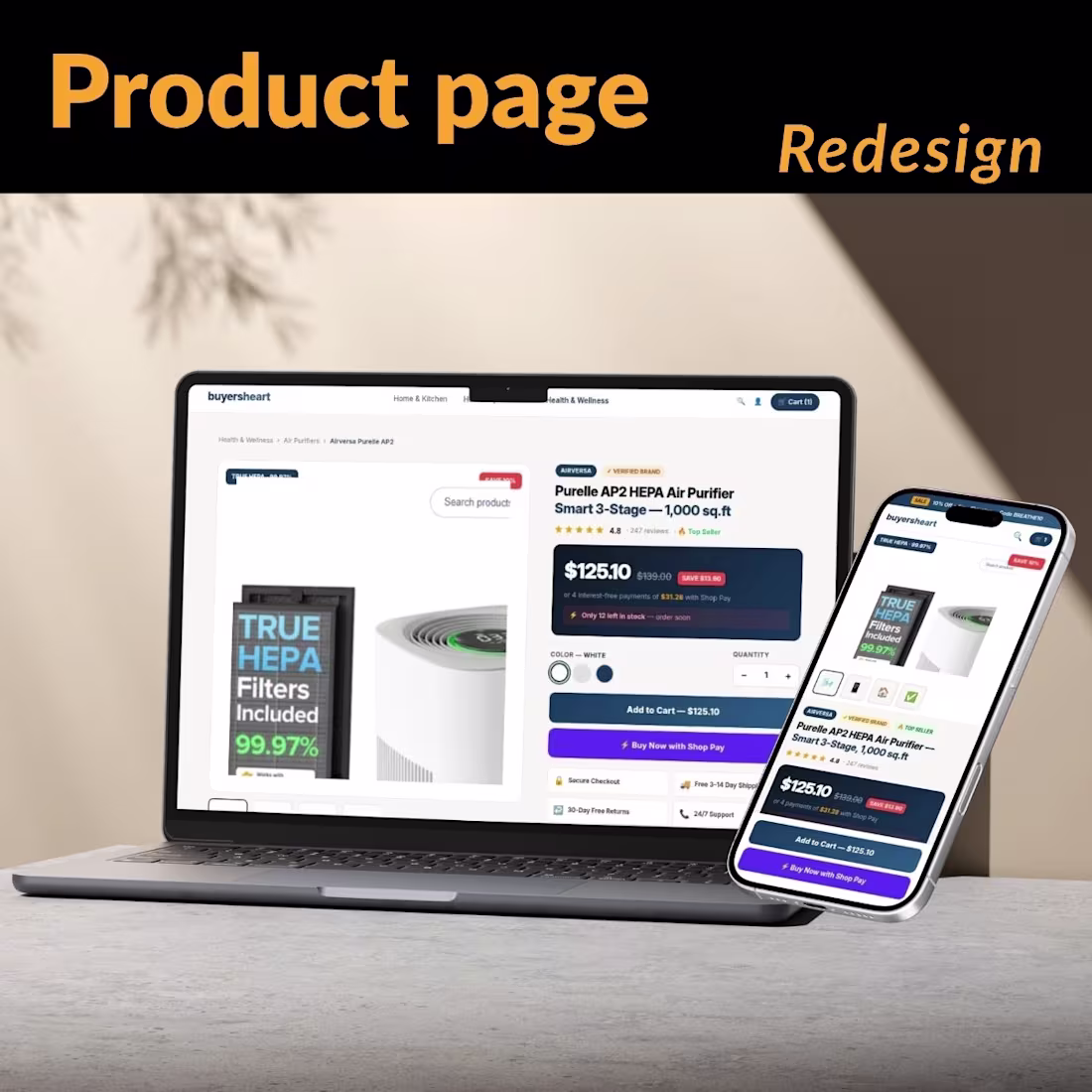 Cover image for Conversion Elements on Product Page
High-Impact