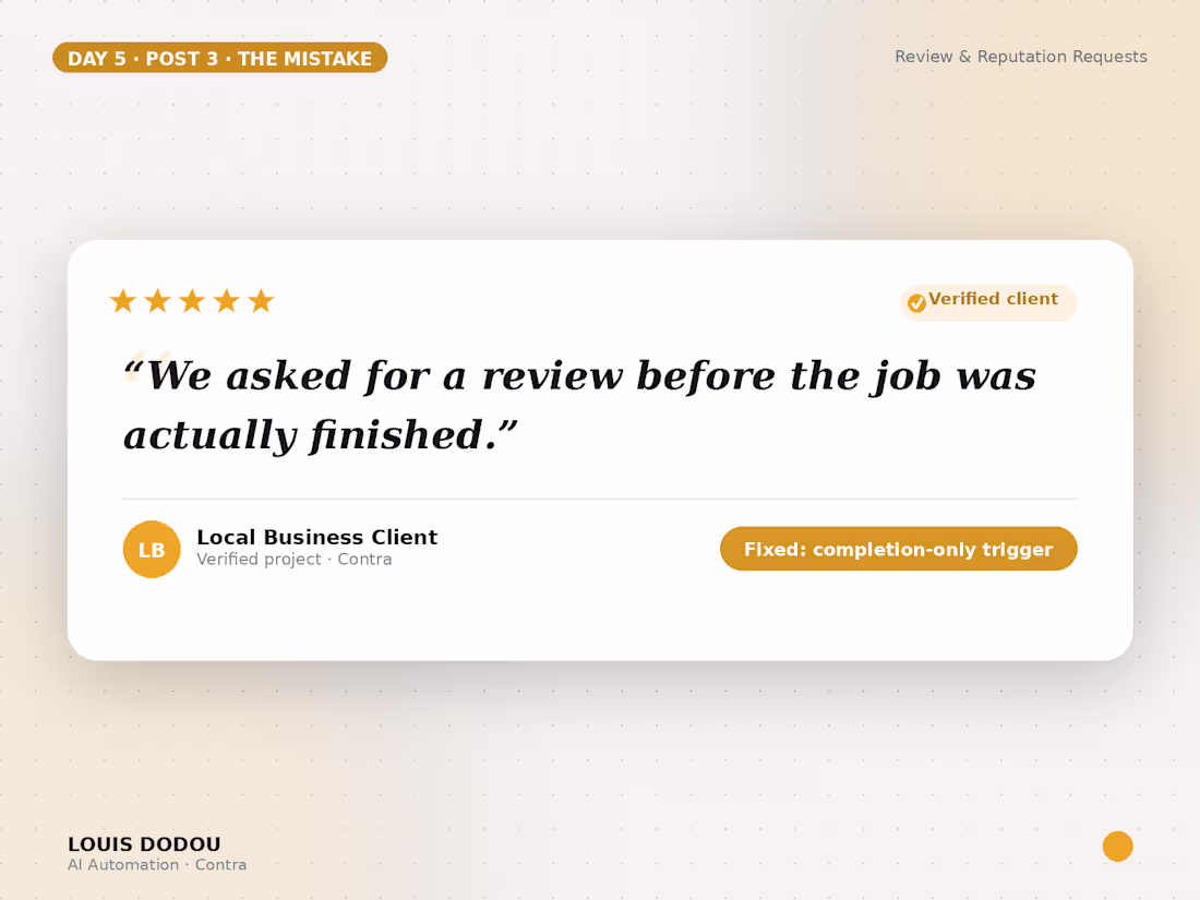 Cover image for “We asked for a review