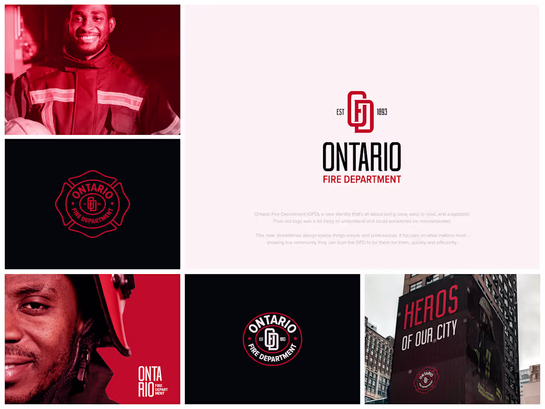 Cover image for Revamped Brand Identity for Ontario Fire Department