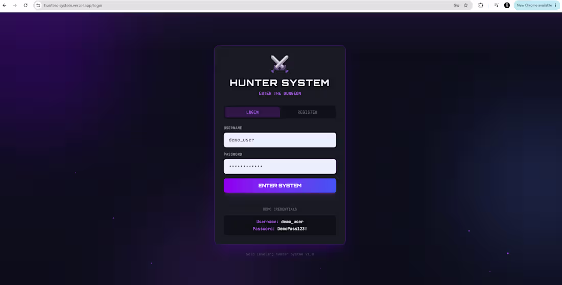Cover image for Solo Leveling - Daily Routine Tracker