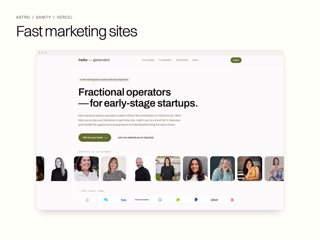 Cover image for Modern Web Redesign with Astro & Sanity