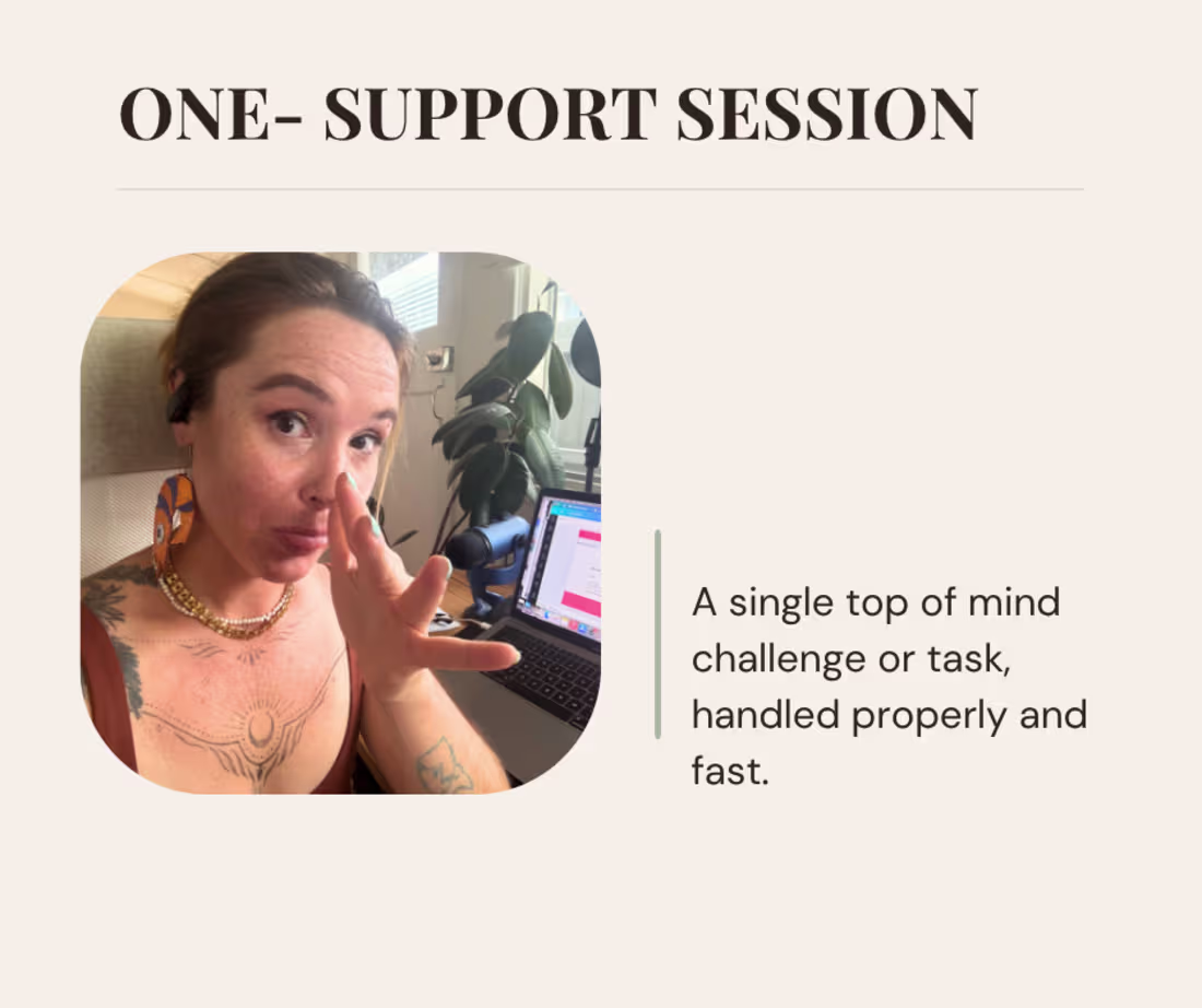Cover image for One-off Support Session