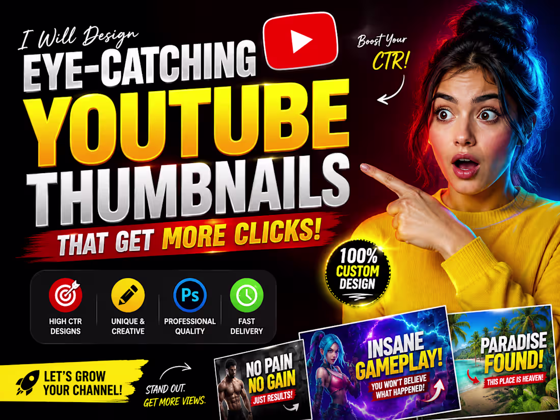 Cover image for 🚀 Need YouTube Thumbnails That