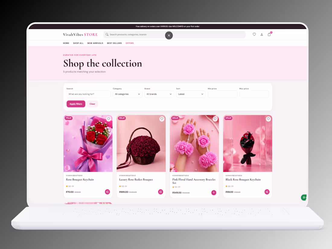 Cover image for Modern E-Commerce Store – Complete Online Shopping Platform