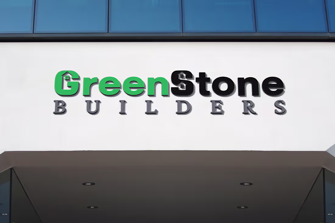 Cover image for GreenStone Builders Logo Design