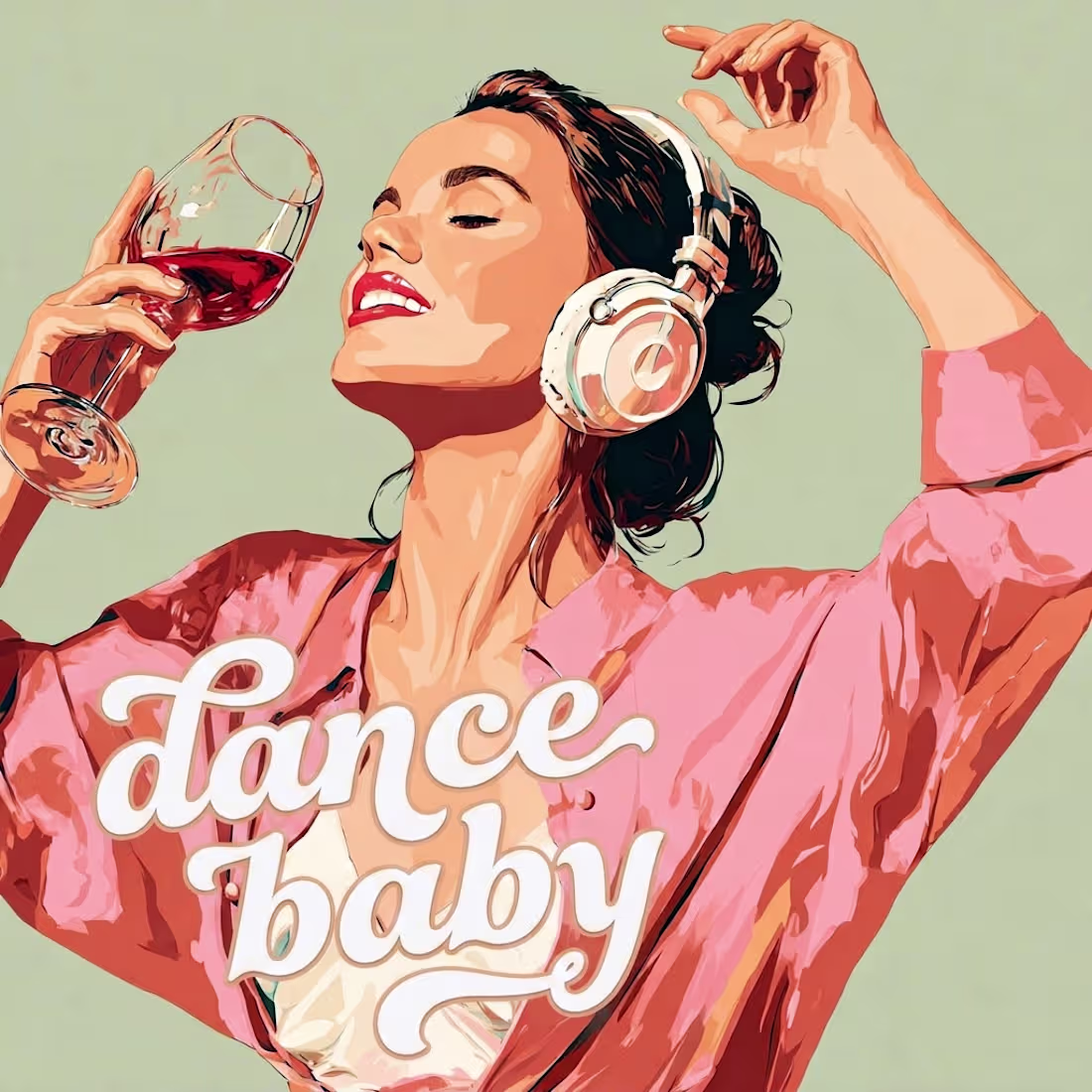Cover image for With her head back in