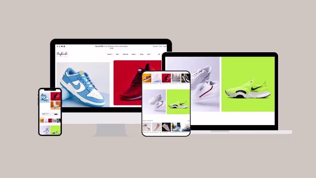 Cover image for A clean and modern footwear