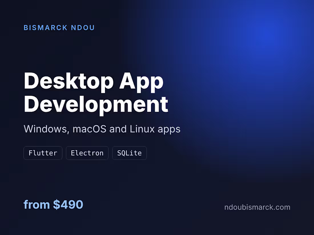 Cover image for Desktop App Development (Windows, macOS, Linux)