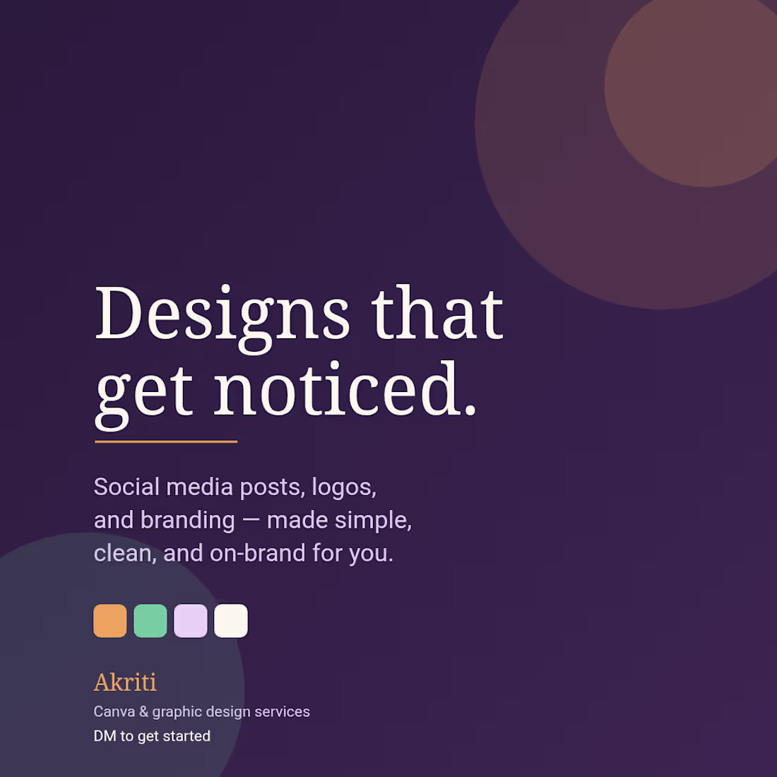 Cover image for A social media post design